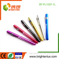 Factory Wholesale 2*AA Battery Used Aluminum Material White Light Cheap led Medical Penlight for Doctor and Nurses
